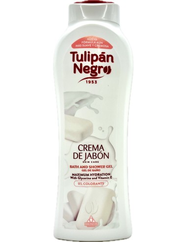 tulipan negro bagnoschiuma - 650ml - crema di sapone - massima idratazione: tuttocasashop.it: igiene e cura della persona