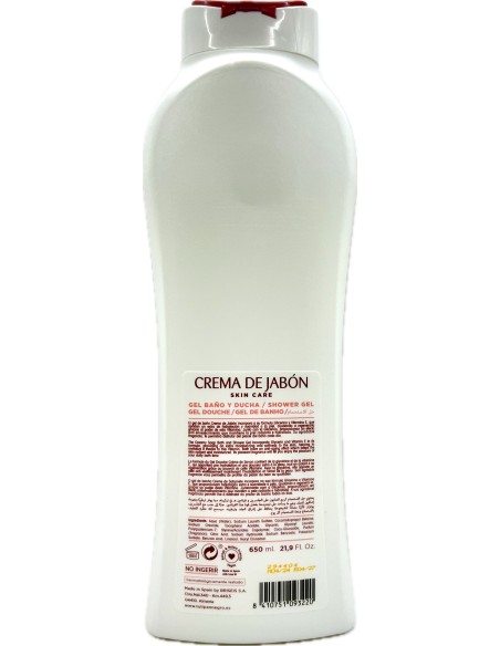 tulipan negro bagnoschiuma - 650ml - crema di sapone - massima idratazione: tuttocasashop.it: igiene e cura della persona