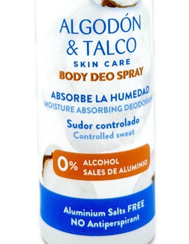 tulipan negro deodorante spray - 200ml - cotone e talco: tuttocasashop.it: igiene e cura della persona