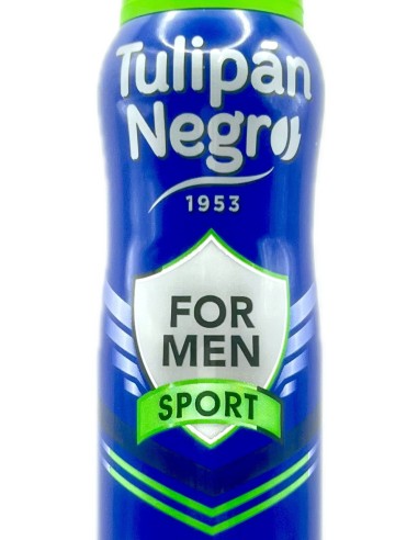tulipan negro deodorante spray - 200ml - for men - sport: tuttocasashop.it: igiene e cura della persona