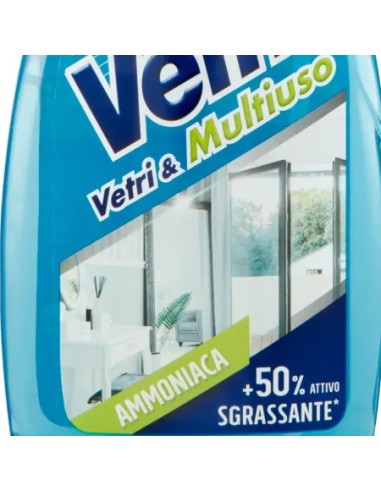 vetril detergente multiuso spray 650ml - con ammoniaca - blu: tuttocasashop.it: pulizia e cura della casa