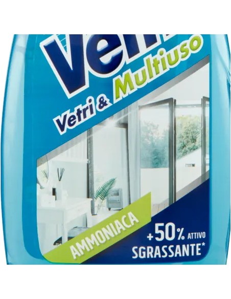 vetril detergente multiuso spray 650ml - con ammoniaca - blu: tuttocasashop.it: pulizia e cura della casa