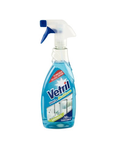vetril detergente multiuso spray 650ml - con ammoniaca - blu: tuttocasashop.it: pulizia e cura della casa