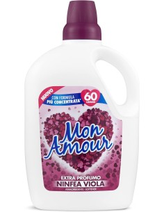 mon amour ammorbidente 60 lavaggi 3000ml - ninfea viola: tuttocasashop.it: prodotti per bucato e tessuti