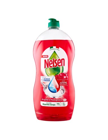nelsen detersivo per piatti - 850ml - argilla e melograno: tuttocasashop.it: pulizia e cura della casa