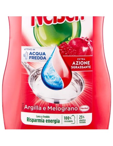 nelsen detersivo per piatti - 850ml - argilla e melograno: tuttocasashop.it: pulizia e cura della casa