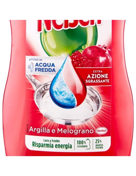 nelsen detersivo per piatti - 850ml - argilla e melograno: tuttocasashop.it: pulizia e cura della casa