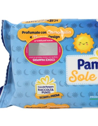 pampers sole&luna salviettine umidificate baby - 40 pezzi: tuttocasashop.it: igiene e cura della persona