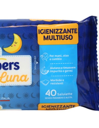 pampers sole&luna salviettine umidificate baby - 40 pezzi: tuttocasashop.it: igiene e cura della persona