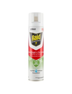 raid essentials insetticida scarafaggi e formiche - 400ml - a base vegetale: tuttocasashop.it: pulizia e cura della casa