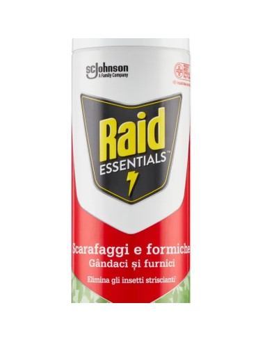 raid essentials insetticida scarafaggi e formiche - 400ml - a base vegetale: tuttocasashop.it: pulizia e cura della casa
