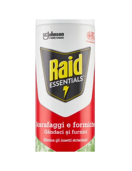 raid essentials insetticida scarafaggi e formiche - 400ml - a base vegetale: tuttocasashop.it: pulizia e cura della casa
