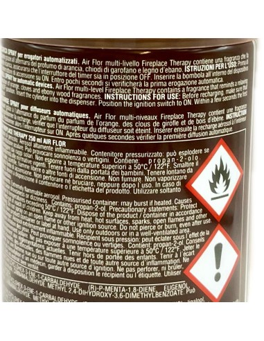 air flor ricarica deodorante per diffusore automatico 250ml - fireplace: tuttocasashop.it: pulizia e cura della casa