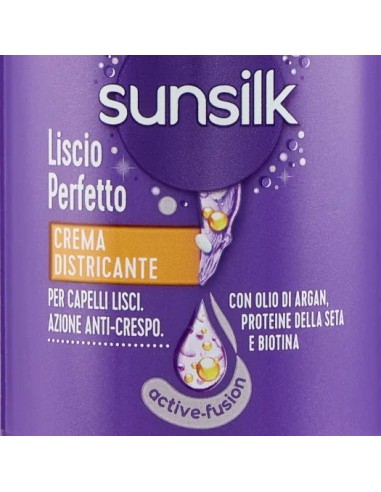 sunsilk crema per capelli 200ml - liscio perfetto - districande anti-crespo: tuttocasashop.it: igiene e cura della persona