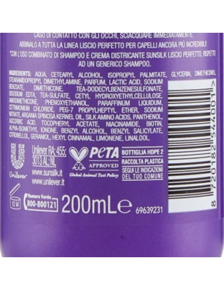 sunsilk crema per capelli 200ml - liscio perfetto - districande anti-crespo: tuttocasashop.it: igiene e cura della persona
