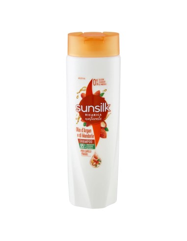 sunsilk shampoo 250ml - olio di argan e di mandorle - capelli fragili: tuttocasashop.it: igiene e cura della persona