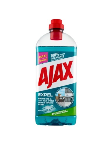 ajax pavimenti detergente liquido - 1250ml - expel - anche superfici esterne: tuttocasashop.it: pulizia e cura della casa