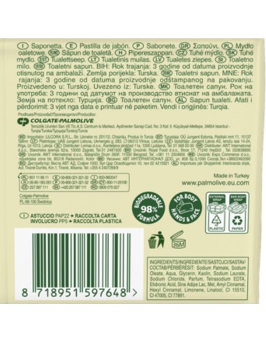 palmolive saponetta - 90 grammi - 4 pezzi - miele: tuttocasashop.it: igiene e cura della persona