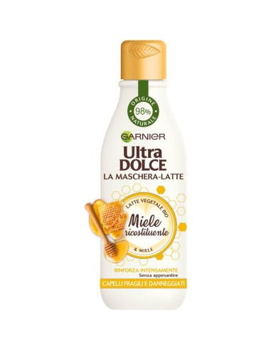 ultra dolce la maschera latte - 250ml - miele - ricostituente: tuttocasashop.it: igiene e cura della persona