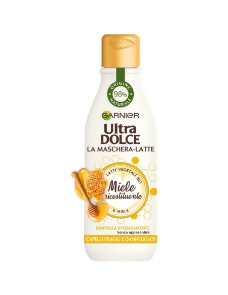 ultra dolce la maschera latte - 250ml - miele - ricostituente: tuttocasashop.it: igiene e cura della persona
