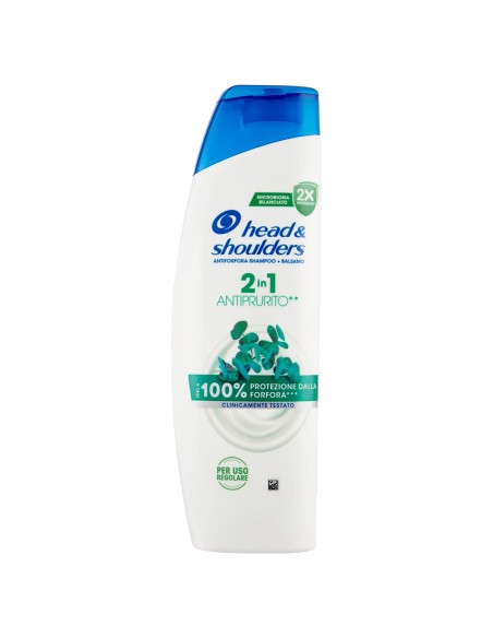 head & shoulders shampoo e balsamo 2in1 250ml - antiprurito: tuttocasashop.it: igiene e cura della persona