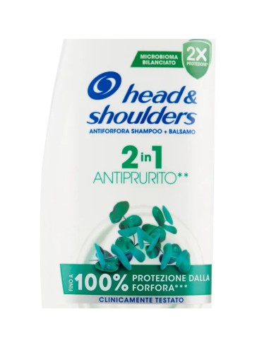 head & shoulders shampoo e balsamo 2in1 250ml - antiprurito: tuttocasashop.it: igiene e cura della persona
