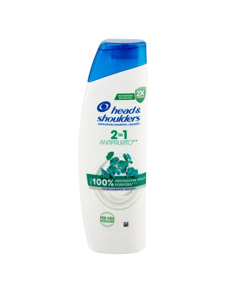 head & shoulders shampoo e balsamo 2in1 250ml - antiprurito: tuttocasashop.it: igiene e cura della persona