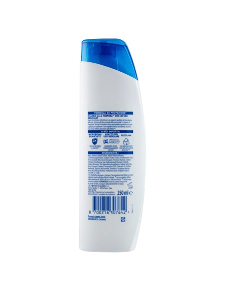 head & shoulders shampoo e balsamo 2in1 250ml - classic clean: tuttocasashop.it: igiene e cura della persona