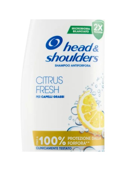 head & shoulders shampoo antiforfora 250ml - citrus fresh - capelli grassi: tuttocasashop.it: igiene e cura della persona
