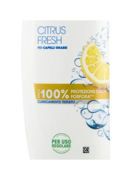 head & shoulders shampoo antiforfora 250ml - citrus fresh - capelli grassi: tuttocasashop.it: igiene e cura della persona