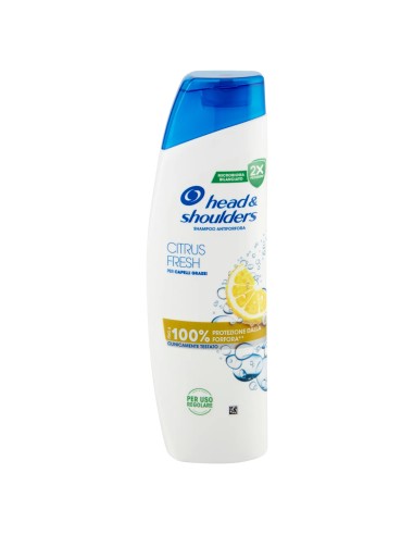 head & shoulders shampoo antiforfora 250ml - citrus fresh - capelli grassi: tuttocasashop.it: igiene e cura della persona