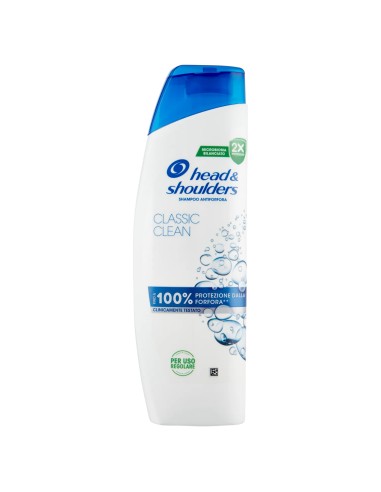 head & shoulders shampoo antiforfora 250ml - classic clean: tuttocasashop.it: igiene e cura della persona