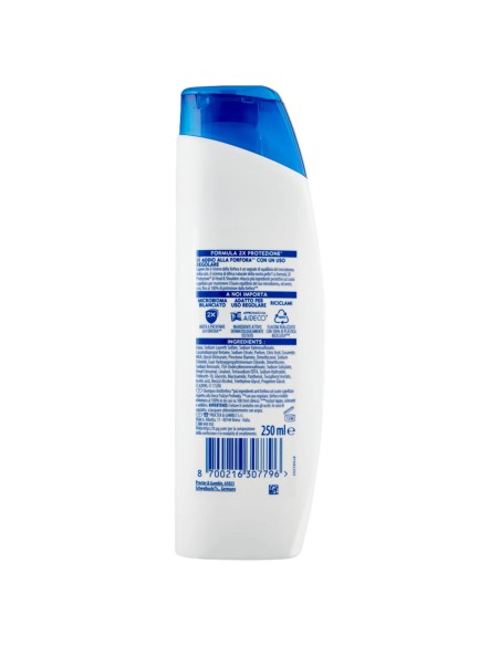 head & shoulders shampoo antiforfora 250ml - classic clean: tuttocasashop.it: igiene e cura della persona
