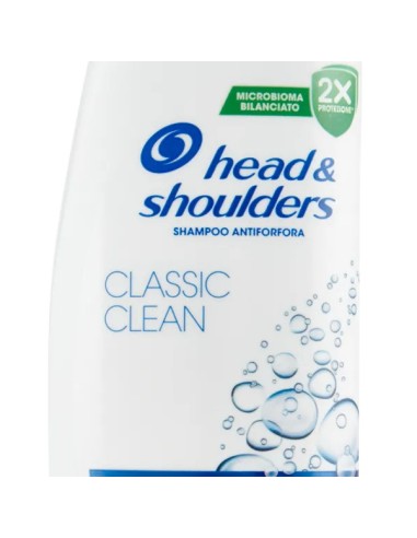head & shoulders shampoo antiforfora 250ml - classic clean: tuttocasashop.it: igiene e cura della persona