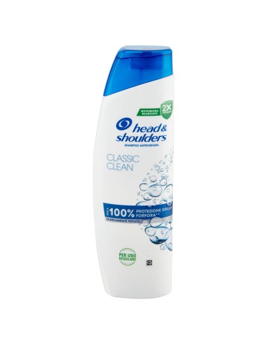 head & shoulders shampoo antiforfora 250ml - classic clean: tuttocasashop.it: igiene e cura della persona