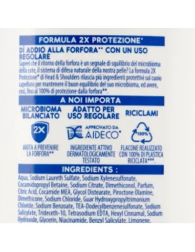 head & shoulders shampoo antiforfora 250ml - lisci e setosi: tuttocasashop.it: igiene e cura della persona