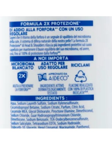 head & shoulders shampoo antiforfora 250ml - apple fresh - mela verde: tuttocasashop.it: igiene e cura della persona