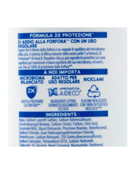 head & shoulders shampoo antiforfora 250ml - apple fresh - mela verde: tuttocasashop.it: igiene e cura della persona