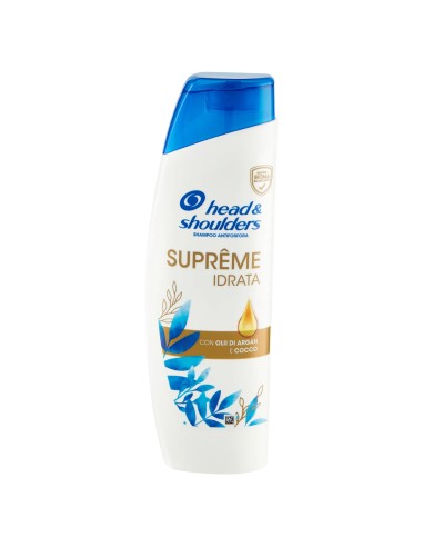 head & shoulders shampoo antiforfora 250ml - supreme idrata - argan e cocco: tuttocasashop.it: igiene e cura della persona