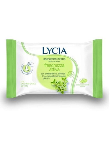 lycia 12 salviettine intime - freschezza attiva: tuttocasashop.it: igiene e cura della persona