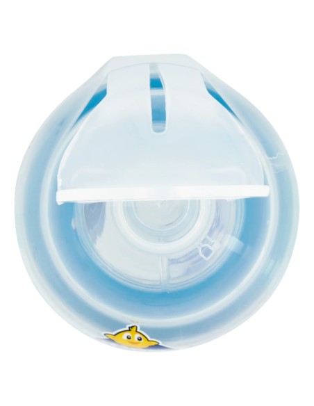 neobaby biberon in plastica collo largo - 150ml - 0m+ - dino blu: tuttocasashop.it: igiene e cura della persona