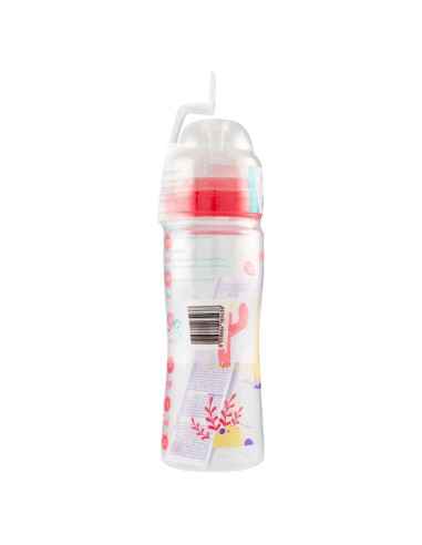 neobaby biberon in plastica collo largo - 330ml - 4m+ - dino rosa: tuttocasashop.it: igiene e cura della persona