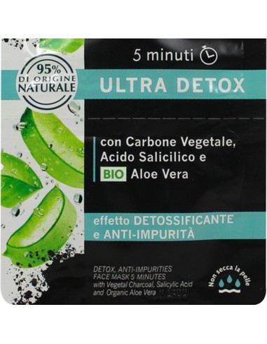 geomar maschera viso - 2 x 7.5ml - ultra detox detossificante anti-impurita': tuttocasashop.it: igiene e cura della persona
