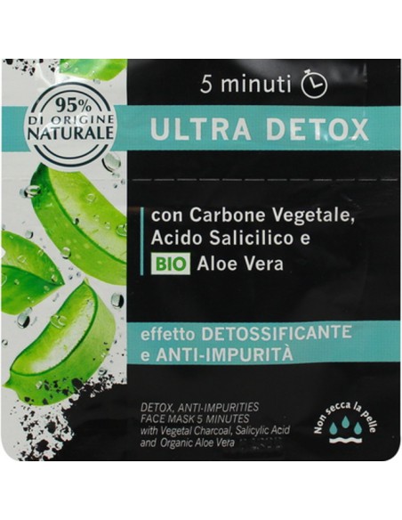 geomar maschera viso - 2 x 7.5ml - ultra detox detossificante anti-impurita': tuttocasashop.it: igiene e cura della persona