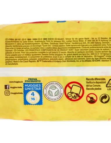 huggies unistar - 16 pannolini taglia 4 maxi 7-18 kg: tuttocasashop.it: igiene e cura della persona