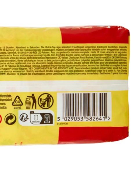 huggies unistar - 16 pannolini taglia 4 maxi 7-18 kg: tuttocasashop.it: igiene e cura della persona