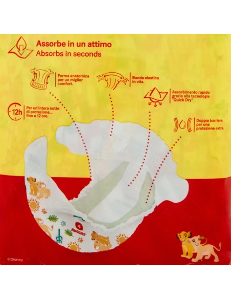 huggies unistar - 16 pannolini taglia 4 maxi 7-18 kg: tuttocasashop.it: igiene e cura della persona