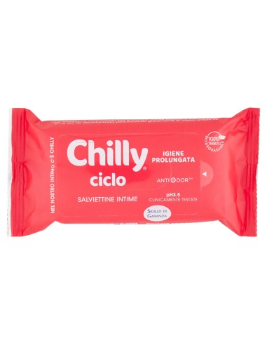 chilly salviettine intime imbevute 15pz - ciclo: tuttocasashop.it: igiene e cura della persona