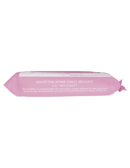 chilly salviettine intime imbevute 15pz - delicate: tuttocasashop.it: igiene e cura della persona