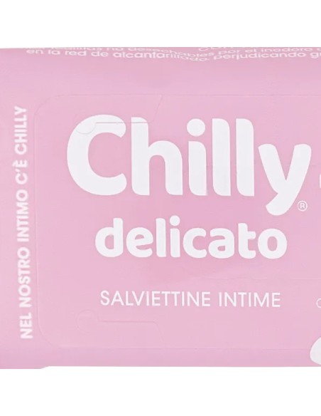 chilly salviettine intime imbevute 15pz - delicate: tuttocasashop.it: igiene e cura della persona